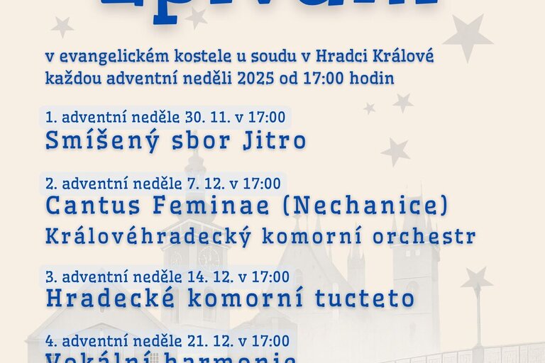 Adventní zpívání 2025